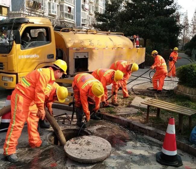 罗家集市政管道清淤